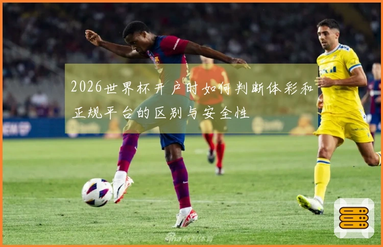 2026世界杯开户时如何判断体彩和正规平台的区别与安全性