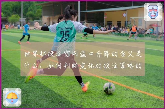 世界杯投注官网盘口升降的含义是什么,如何判断变化对投注策略的影响